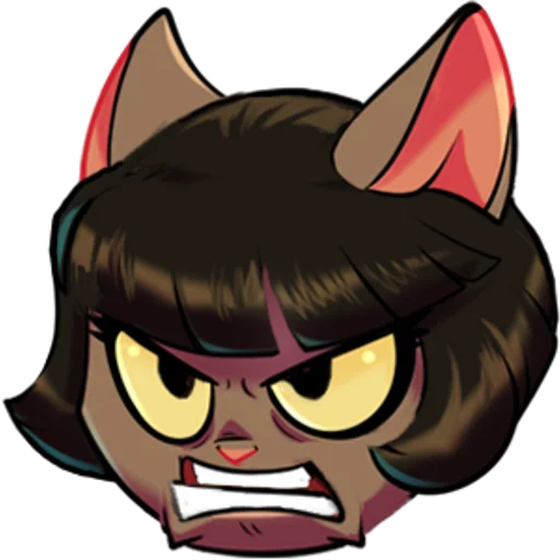 Sticker from the "Lackadaisy Emojis Resized" sticker pack