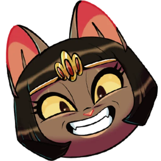 Sticker from the "Lackadaisy Emojis Resized" sticker pack