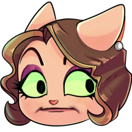 Sticker from the "Lackadaisy Emojis Resized" sticker pack