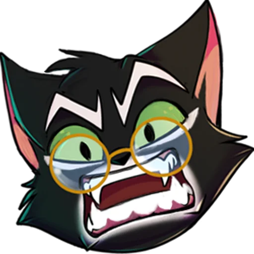 Sticker from the "Lackadaisy Emojis Resized" sticker pack