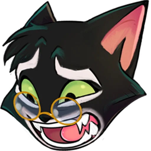 Sticker from the "Lackadaisy Emojis Resized" sticker pack