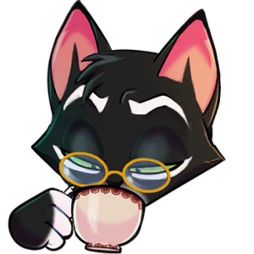 Sticker from the "Lackadaisy Emojis Resized" sticker pack