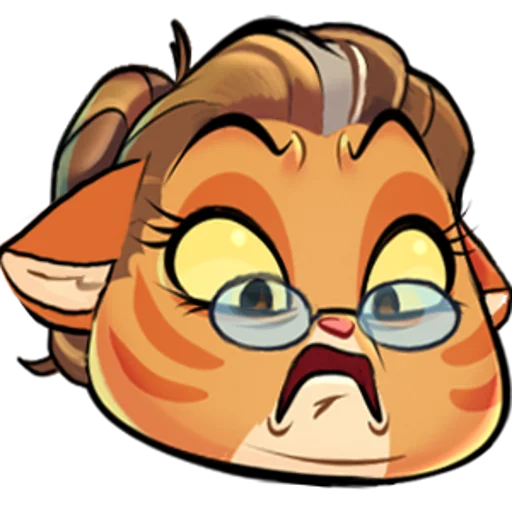 Sticker from the "Lackadaisy Emojis Resized" sticker pack