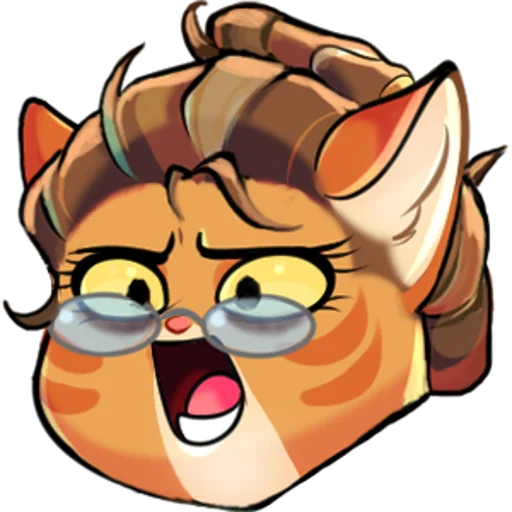 Sticker from the "Lackadaisy Emojis Resized" sticker pack