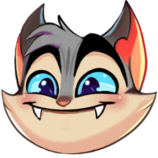 Sticker from the "Lackadaisy Emojis Resized" sticker pack