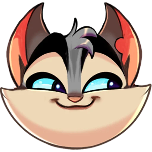 Sticker from the "Lackadaisy Emojis Resized" sticker pack