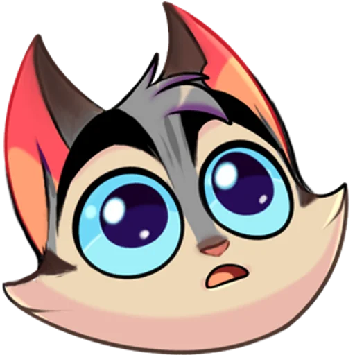 Sticker from the "Lackadaisy Emojis Resized" sticker pack