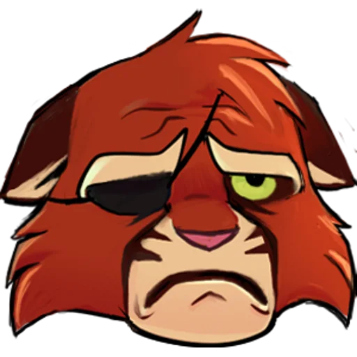 Sticker from the "Lackadaisy Emojis Resized" sticker pack