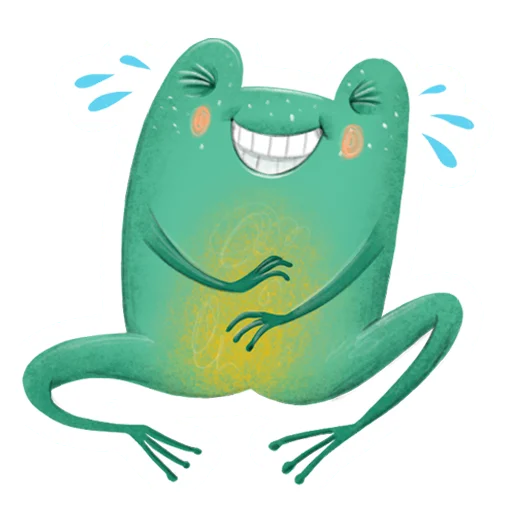 Sticker from the "Лягуха" sticker pack