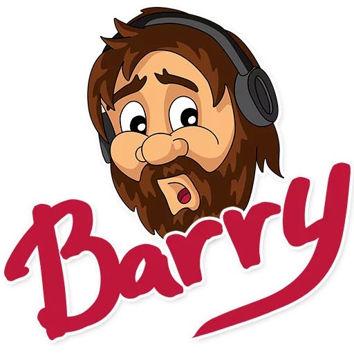 Sticker from the "Barry's Day" sticker pack