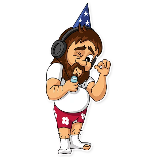 Sticker from the "Barry's Day" sticker pack