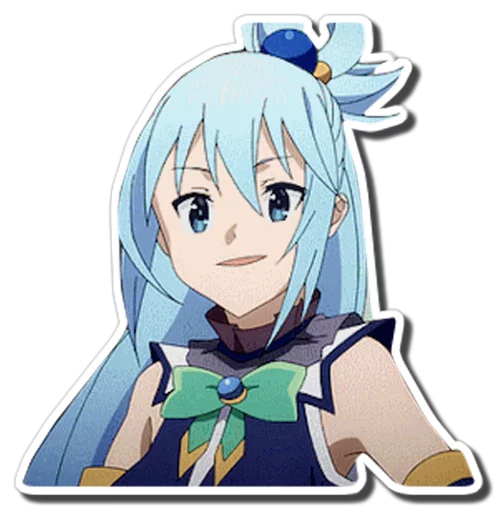 Sticker from the "Aqua & Kazuma [รקร]" sticker pack