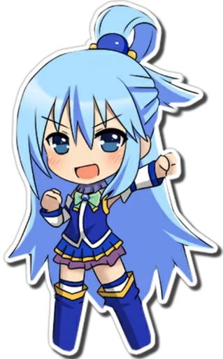 Sticker from the "Aqua & Kazuma [รקร]" sticker pack