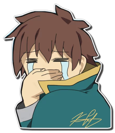 Sticker from the "Aqua & Kazuma [รקร]" sticker pack