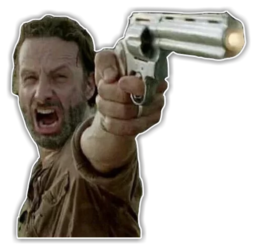 Sticker from the "The Walking Dead" sticker pack