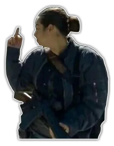 Sticker from the "The Walking Dead" sticker pack