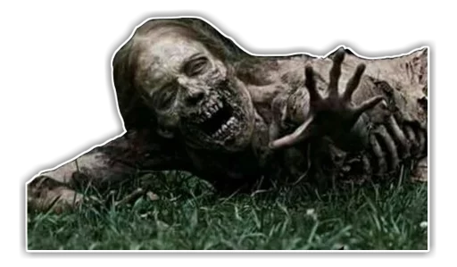 Sticker from the "The Walking Dead" sticker pack