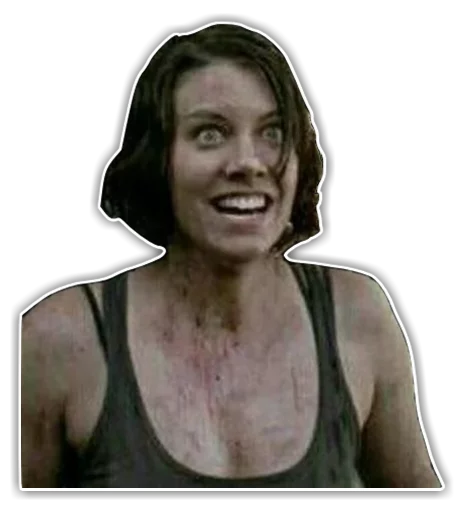 Sticker from the "The Walking Dead" sticker pack