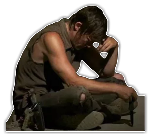 Sticker from the "The Walking Dead" sticker pack