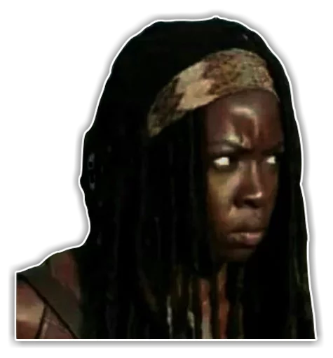 Sticker from the "The Walking Dead" sticker pack