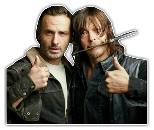 Sticker from the "The Walking Dead" sticker pack