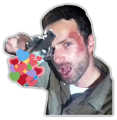 Sticker from the "The Walking Dead" sticker pack