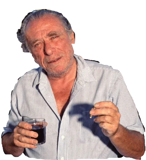 Sticker from the "BUKOWSKI" sticker pack