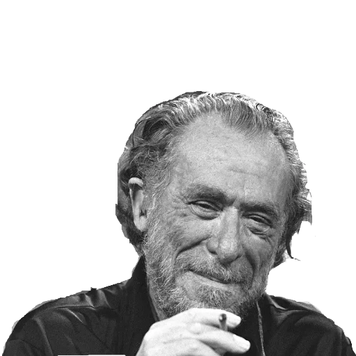 Sticker from the "BUKOWSKI" sticker pack