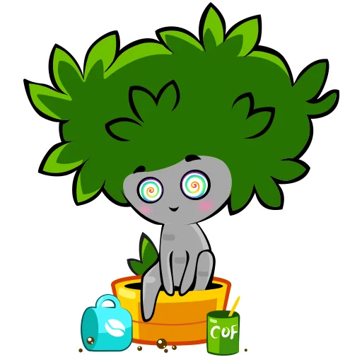 Sticker from the "Фанфикус" sticker pack