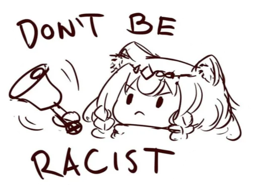 Sticker from the "Arknights cursed meme" sticker pack