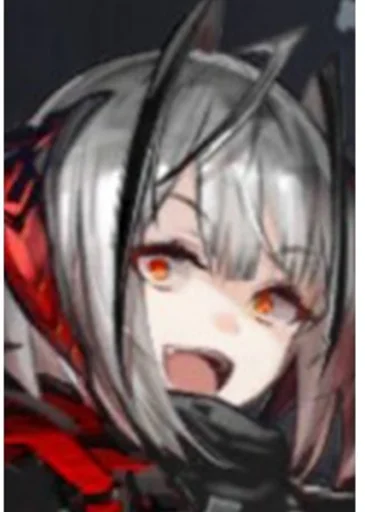 Sticker from the "Arknights cursed meme" sticker pack