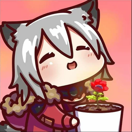 Sticker from the "Arknights cursed meme" sticker pack