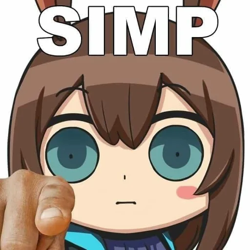 Sticker from the "Arknights cursed meme" sticker pack