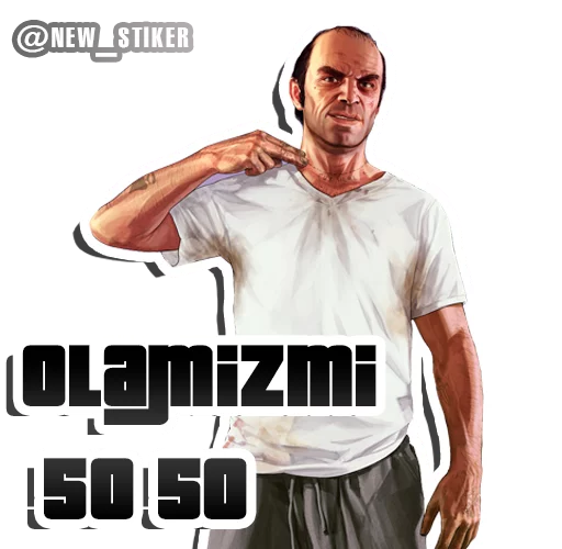 Sticker from the "GTA V" sticker pack