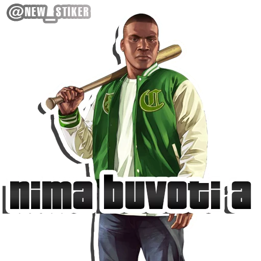 Sticker from the "GTA V" sticker pack