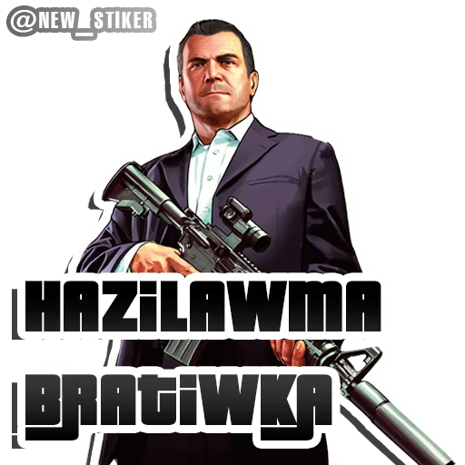 Sticker from the "GTA V" sticker pack