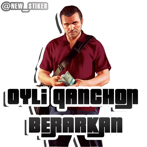 Sticker from the "GTA V" sticker pack