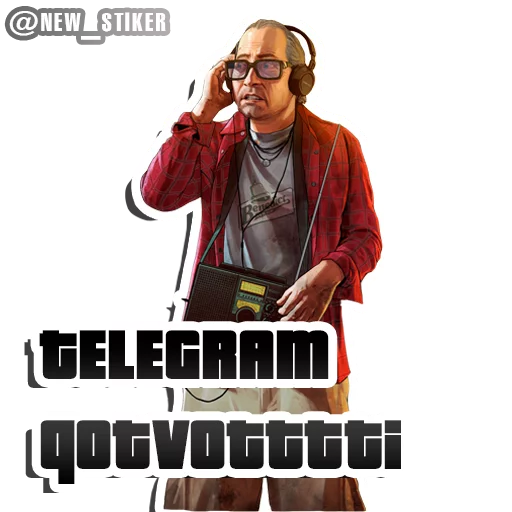 Sticker from the "GTA V" sticker pack