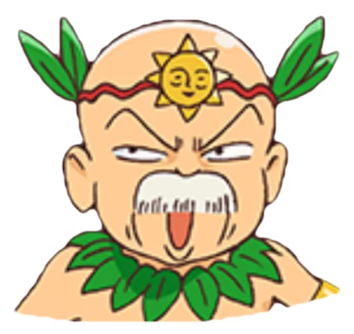 Sticker from the "Guru Guru" sticker pack