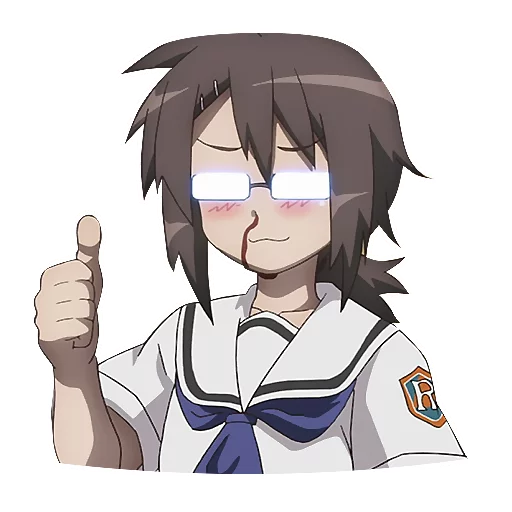 Sticker from the "? WTF anime" sticker pack