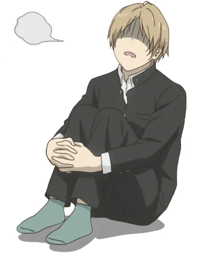 Sticker from the "Natsume Yuujinchou" sticker pack