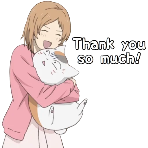 Sticker from the "Natsume Yuujinchou" sticker pack