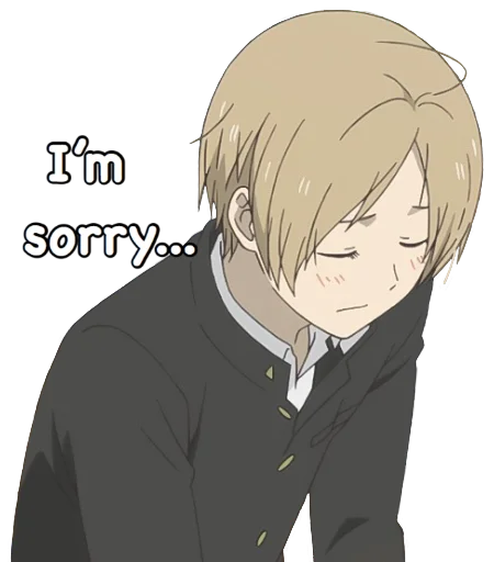 Sticker from the "Natsume Yuujinchou" sticker pack