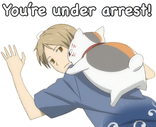 Sticker from the "Natsume Yuujinchou" sticker pack