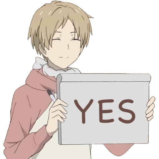 Sticker from the "Natsume Yuujinchou" sticker pack