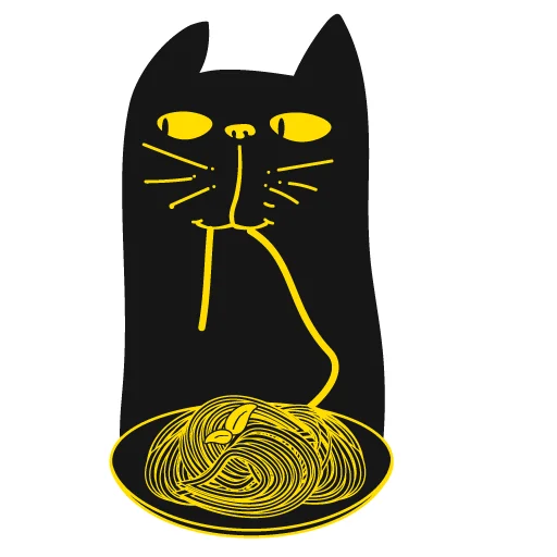 Sticker from the "Кот Юмор FM" sticker pack