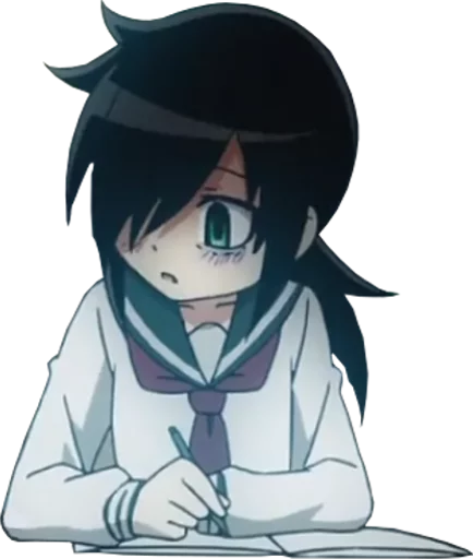 Sticker from the "Tomoko Kuroki" sticker pack