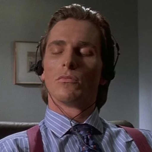 Sticker from the "Patrick Bateman" sticker pack