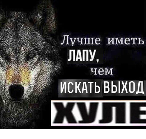 Sticker from the "Сильный не тот, кто сильный" sticker pack