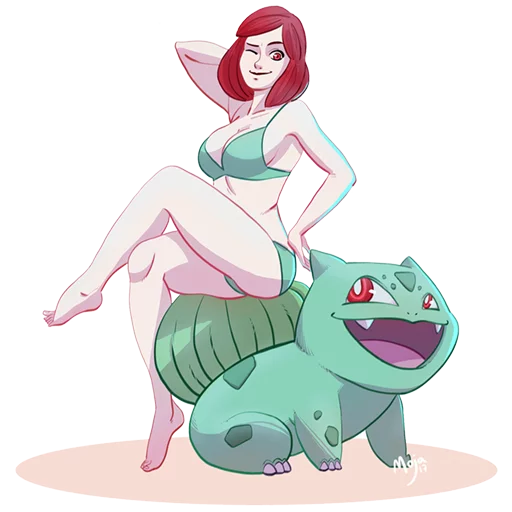 Sticker Girls&Pokemon